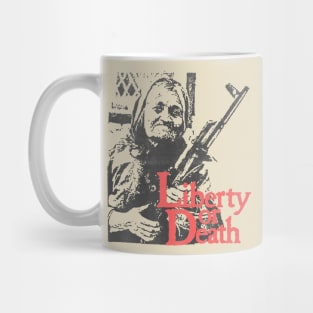 vintage retro liberty or death Mug